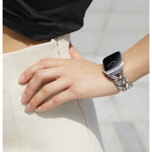 Genuine UNSTRAP 40mm Apple Watch‎ Bracelet Strap Siena Silver Retail $55